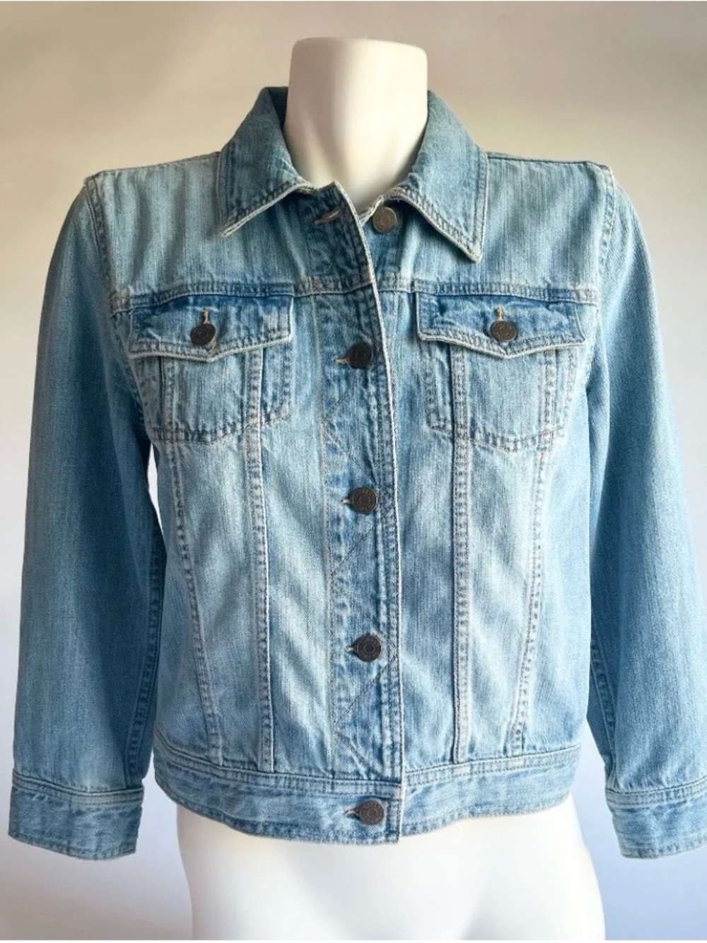 Ralph Lauren Blue Denim Cotton Classic Jacket size S